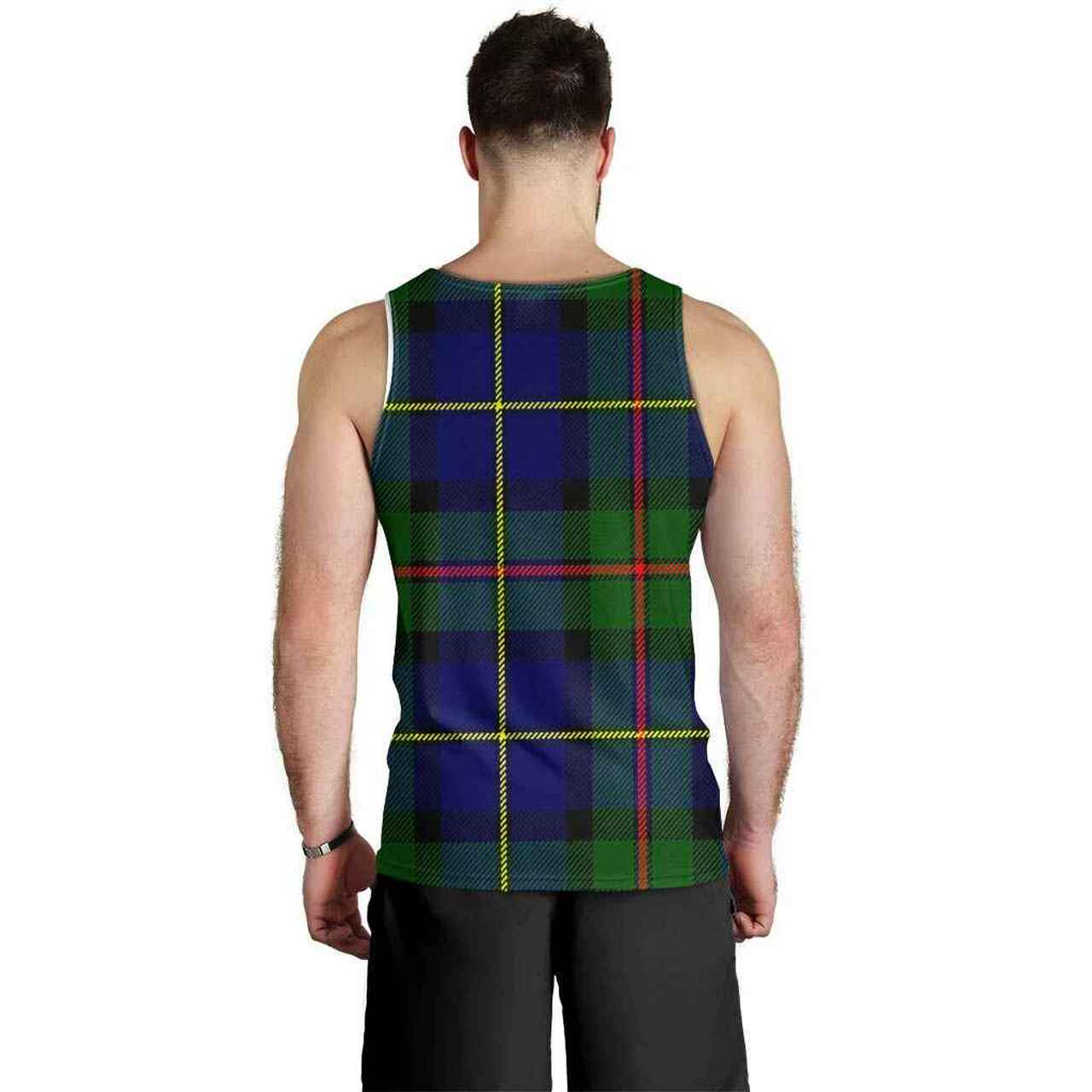 MacLeod of Lewis Tartan Crest Men Tank Top