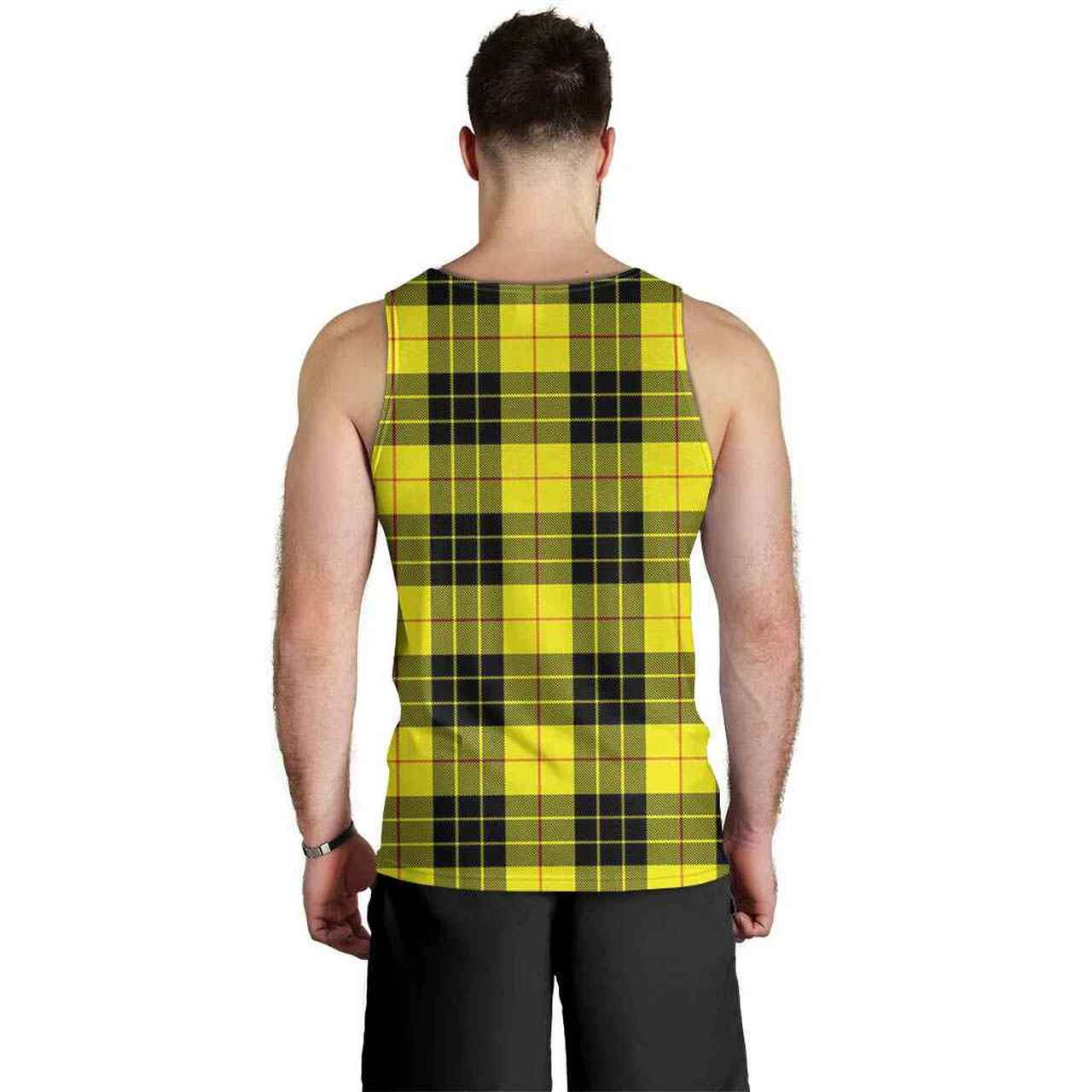 MacLeod of Lewis Modern Tartan Plaid Men Tank Top