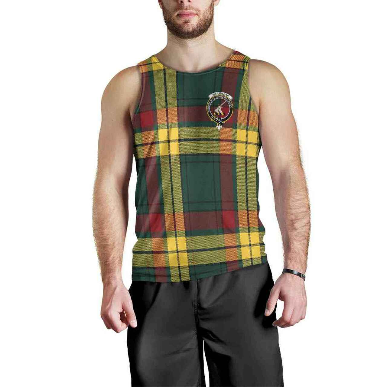 MacMillan Tartan Crest Men Tank Top