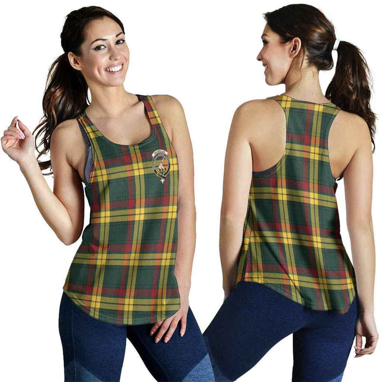MacMillan Tartan Crest Women Racerback Tank
