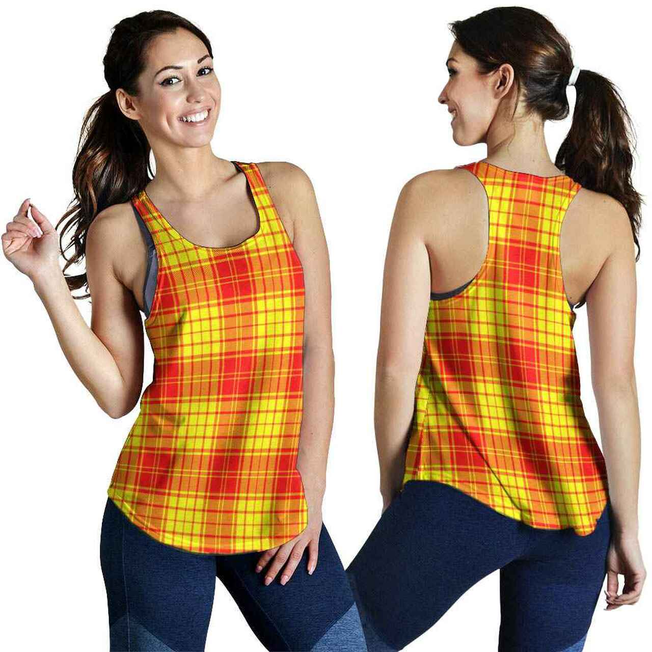 MacMillan Tartan Plaid Women Racerback Tank