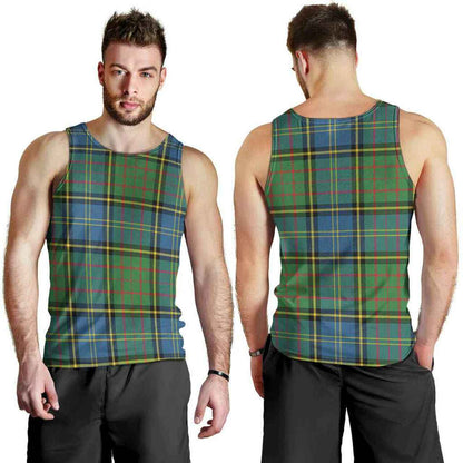 MacMillan Hunting Ancient Tartan Plaid Men Tank Top