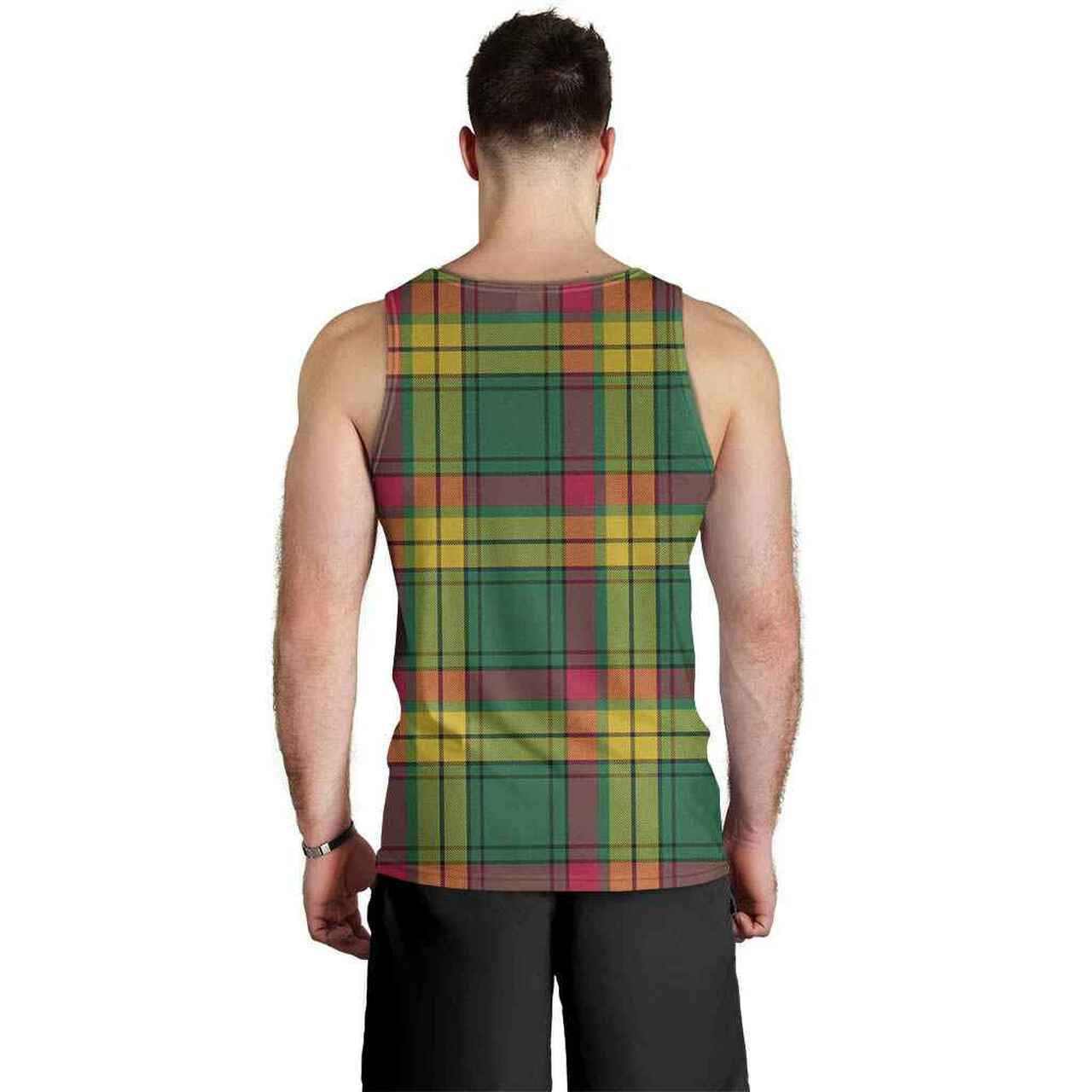 MacMillan Old Ancient Tartan Plaid Men Tank Top