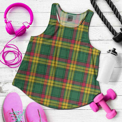 MacMillan Old Ancient Tartan Plaid Women Racerback Tank