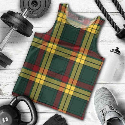 MacMillan Old Modern Tartan Plaid Men Tank Top