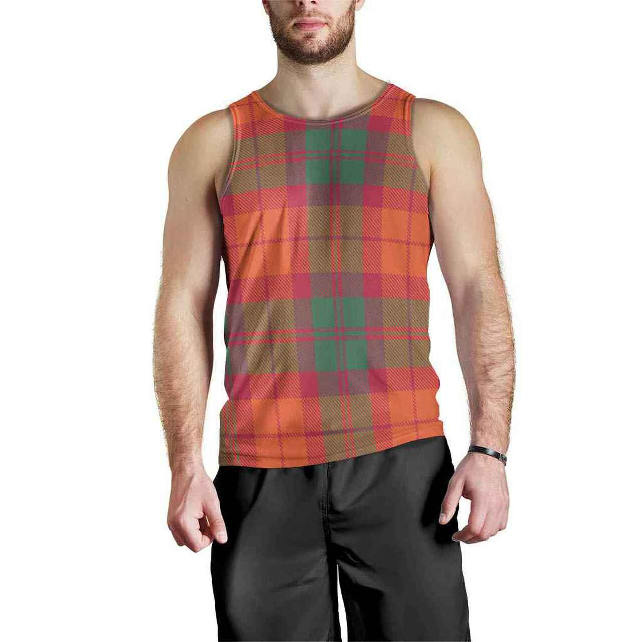 MacNab Ancient Tartan Plaid Men Tank Top