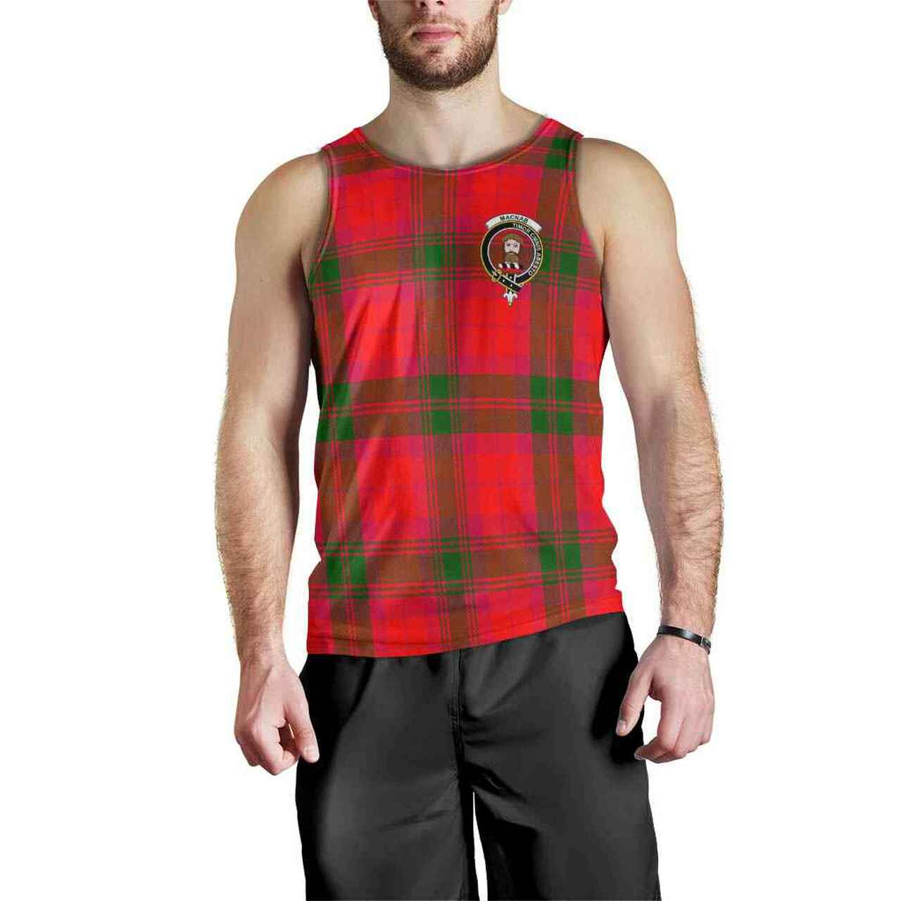 MacNab Tartan Crest Men Tank Top