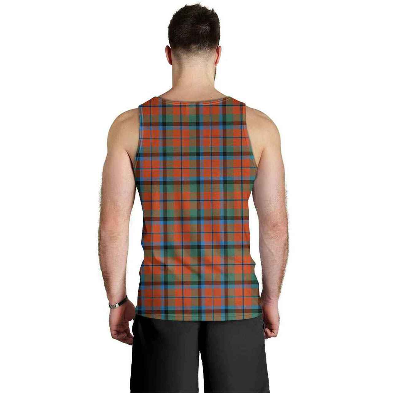 MacNaughton Ancient Tartan Plaid Men Tank Top