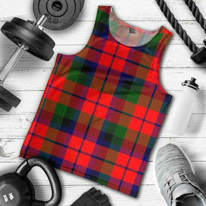 MacNaughton Modern Tartan Plaid Men Tank Top