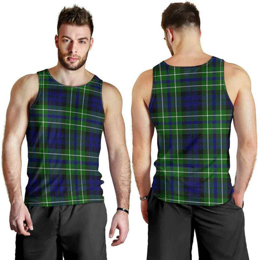 MacNeil of Colonsay Modern Tartan Plaid Men Tank Top