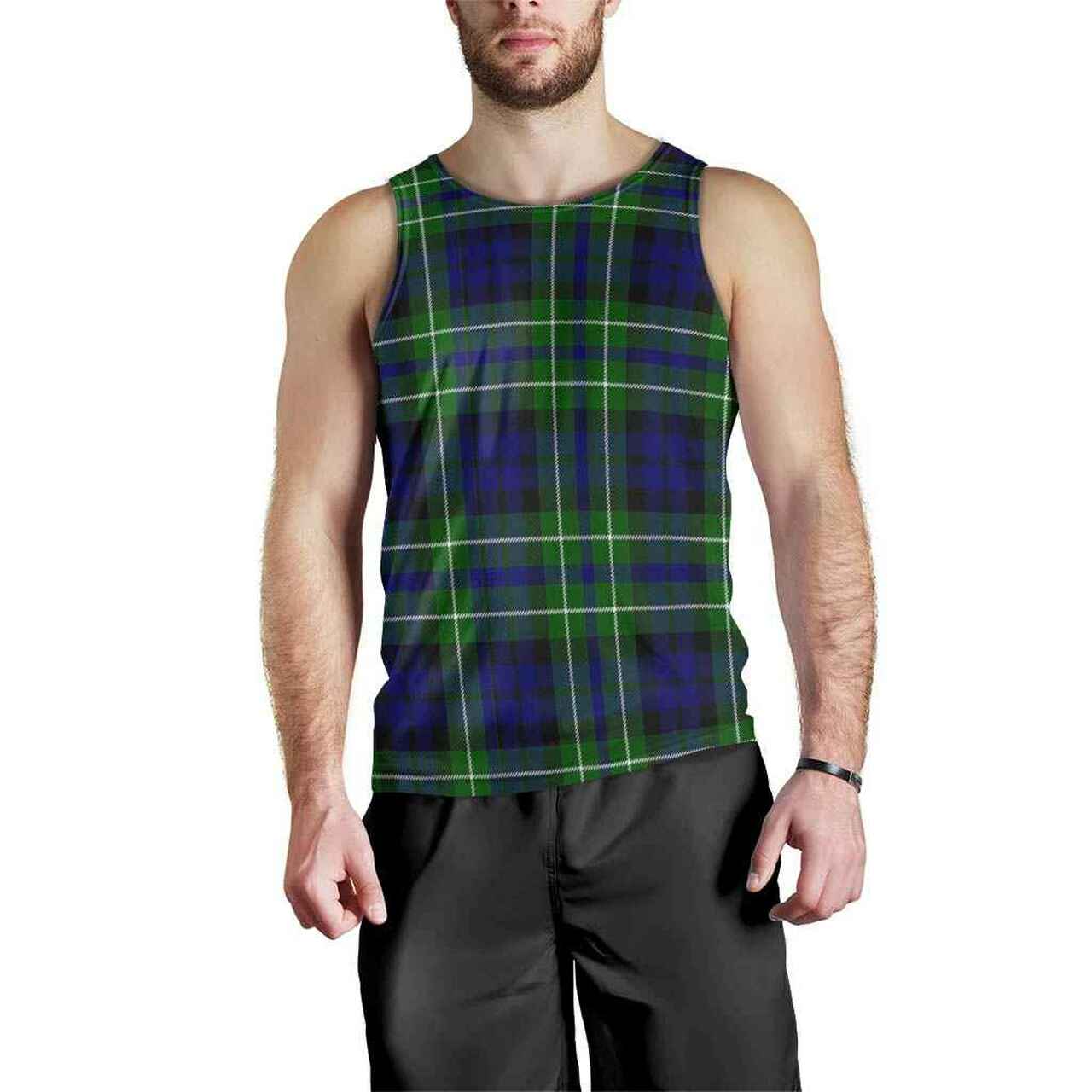 MacNeil of Colonsay Modern Tartan Plaid Men Tank Top