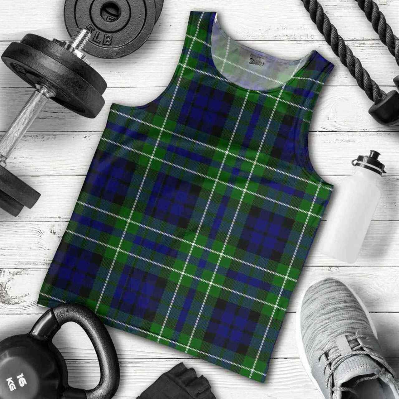 MacNeil of Colonsay Modern Tartan Plaid Men Tank Top