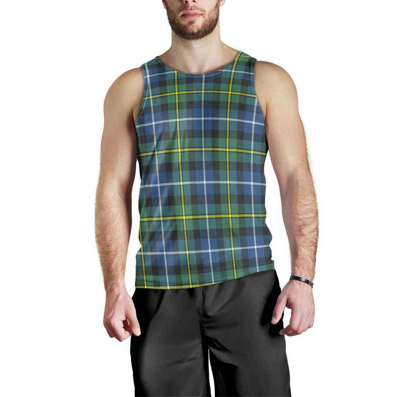 MacNeill of Barra Ancient Tartan Plaid Men Tank Top