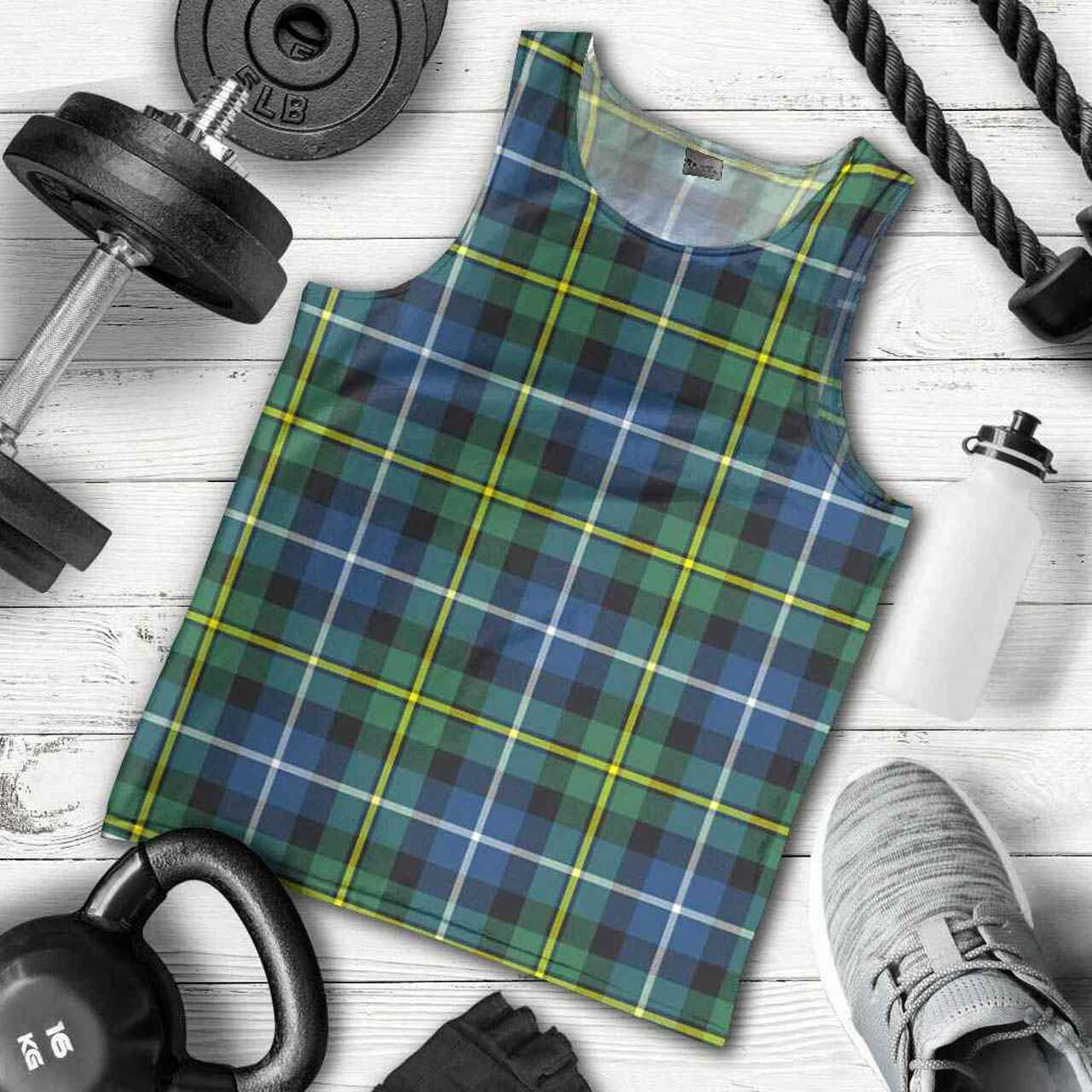 MacNeill of Barra Ancient Tartan Plaid Men Tank Top