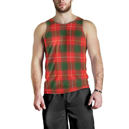 MacPhee Modern Tartan Plaid Men Tank Top