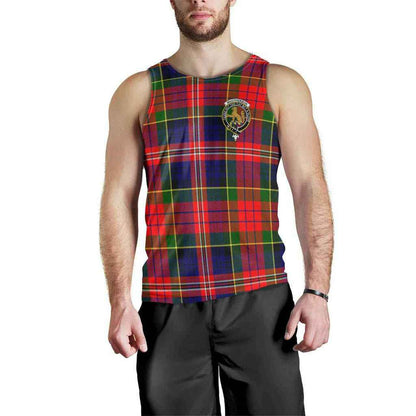 MacPherson Tartan Crest Men Tank Top