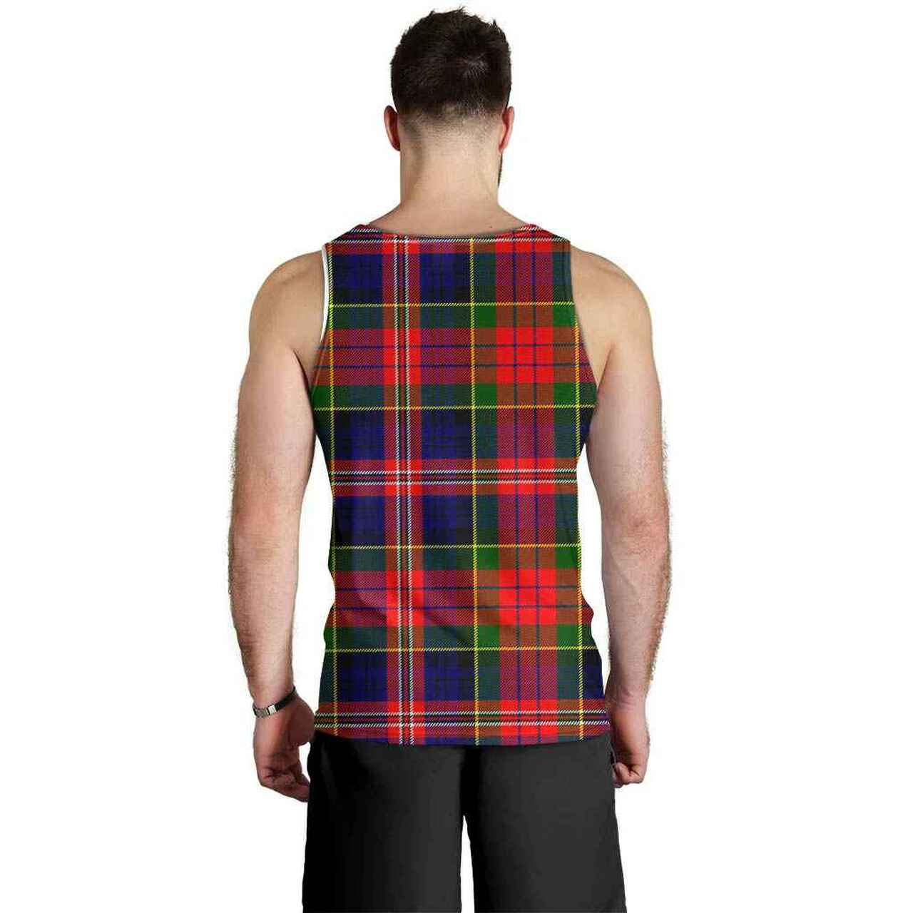 MacPherson Tartan Crest Men Tank Top