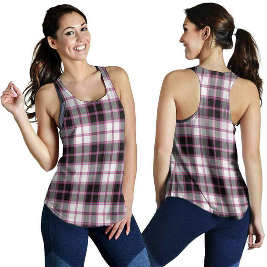 MacPherson Hunting Modern Tartan Plaid Women Racerback Tank