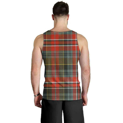 MacPherson Weathered Tartan Plaid Men Tank Top