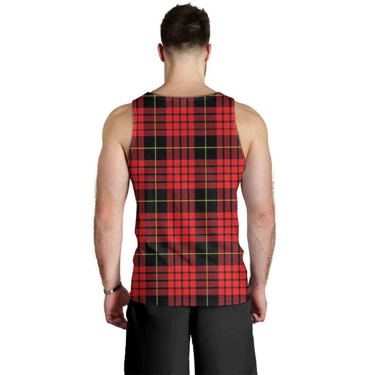 MacQueen Modern Tartan Plaid Men Tank Top