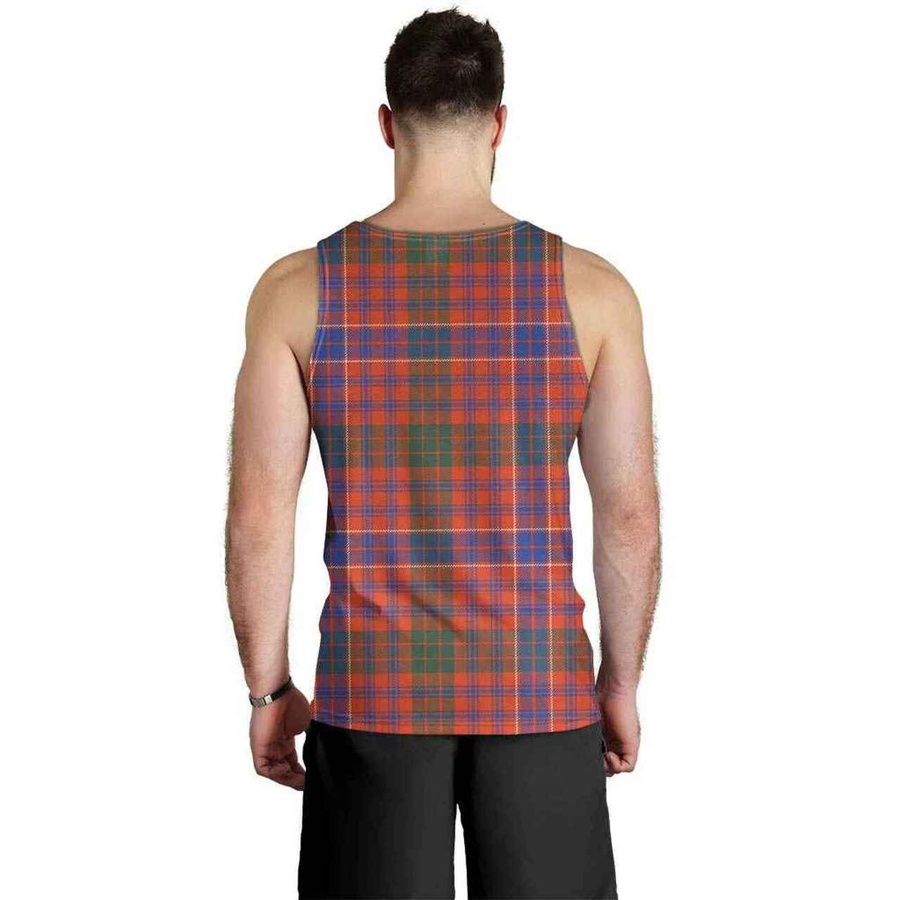 MacRae Ancient Tartan Plaid Men Tank Top