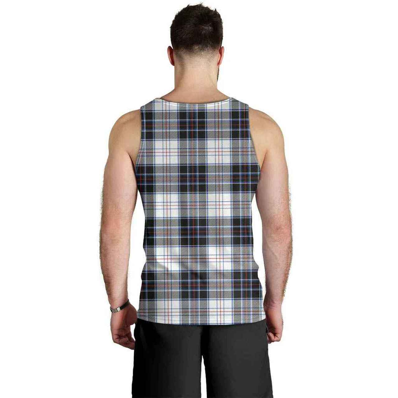 MacRae Dress Modern Tartan Plaid Men Tank Top