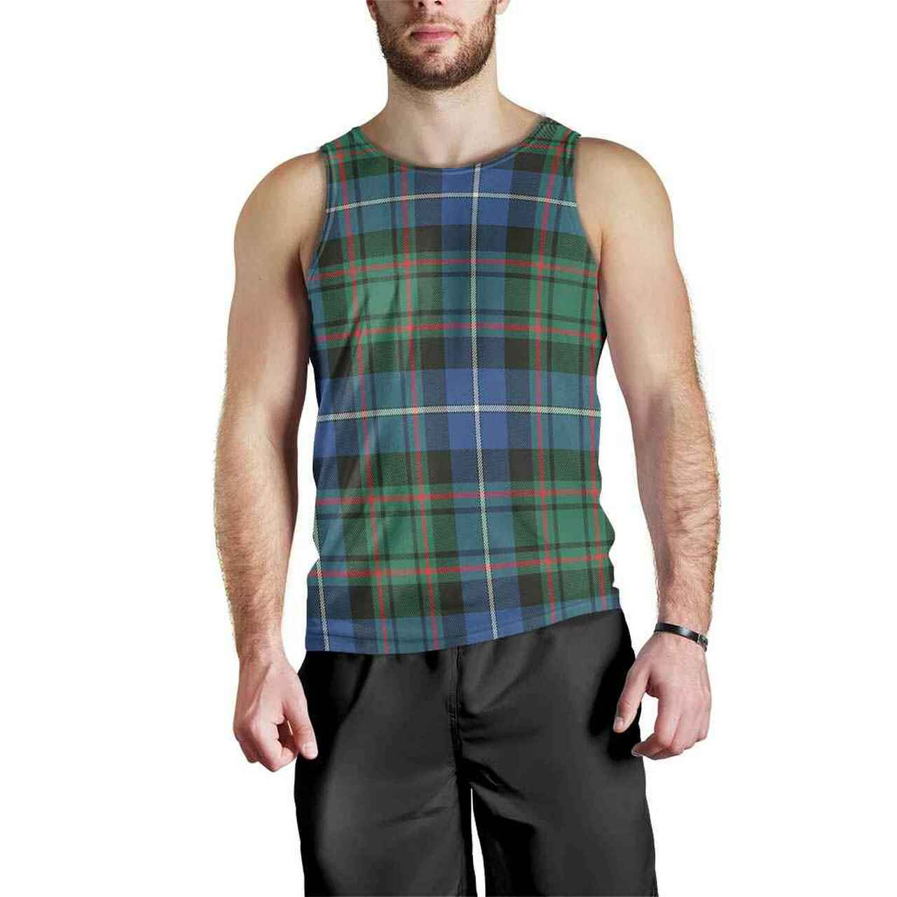 MacRae Hunting Ancient Tartan Plaid Men Tank Top