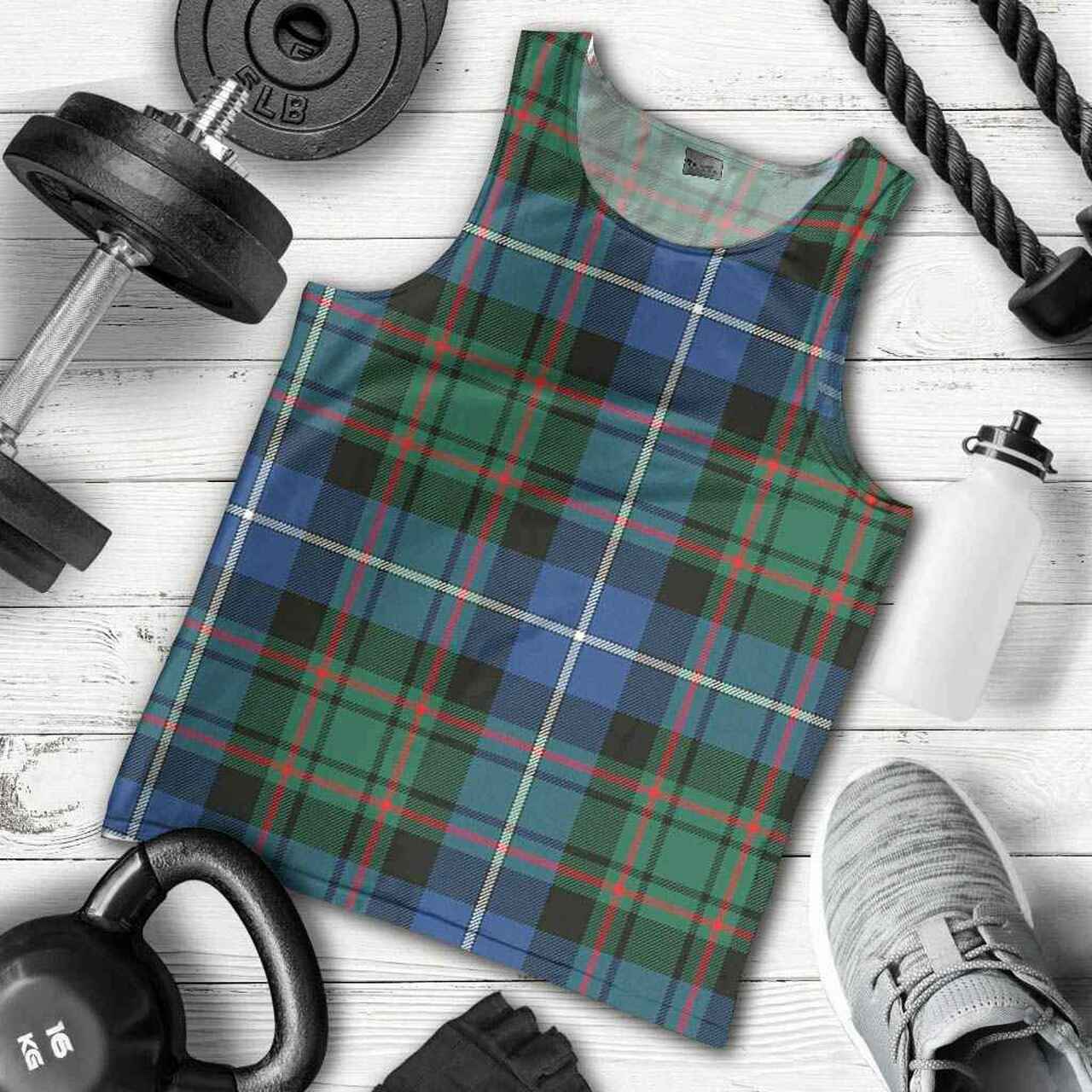 MacRae Hunting Ancient Tartan Plaid Men Tank Top