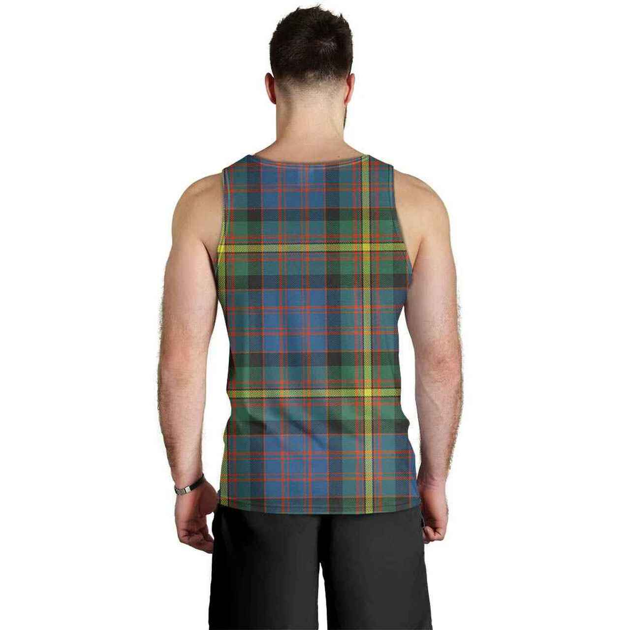 MacSporran Ancient Tartan Plaid Men Tank Top