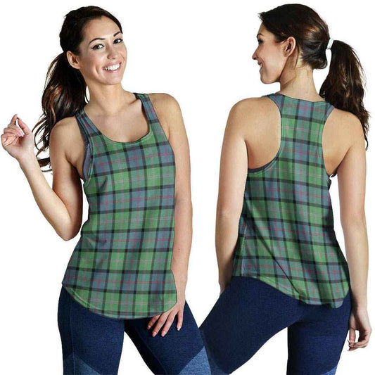 MacThomas Ancient Tartan Plaid Women Racerback Tank