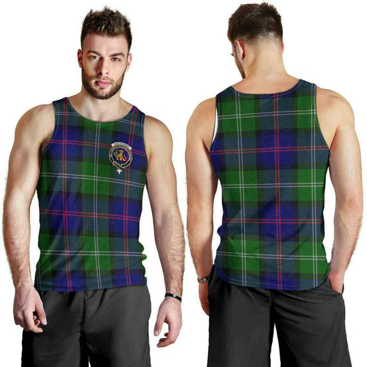 MacThomas Tartan Crest Men Tank Top