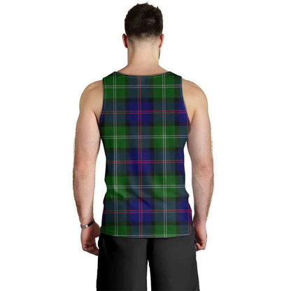 MacThomas Modern Tartan Plaid Men Tank Top