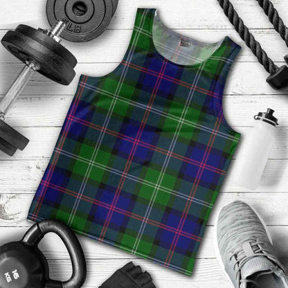 MacThomas Modern Tartan Plaid Men Tank Top