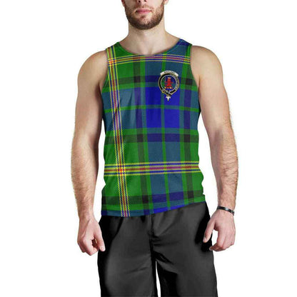 Maitland Tartan Crest Men Tank Top