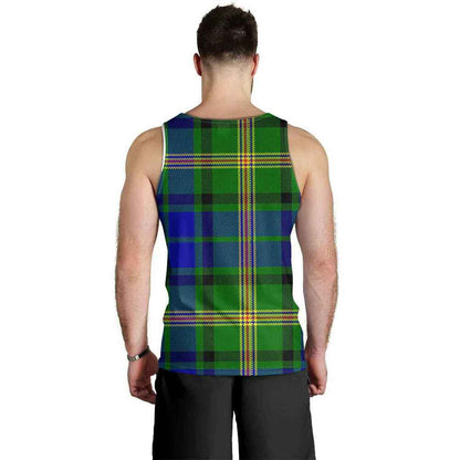 Maitland Tartan Crest Men Tank Top