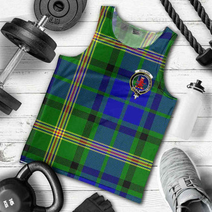 Maitland Tartan Crest Men Tank Top