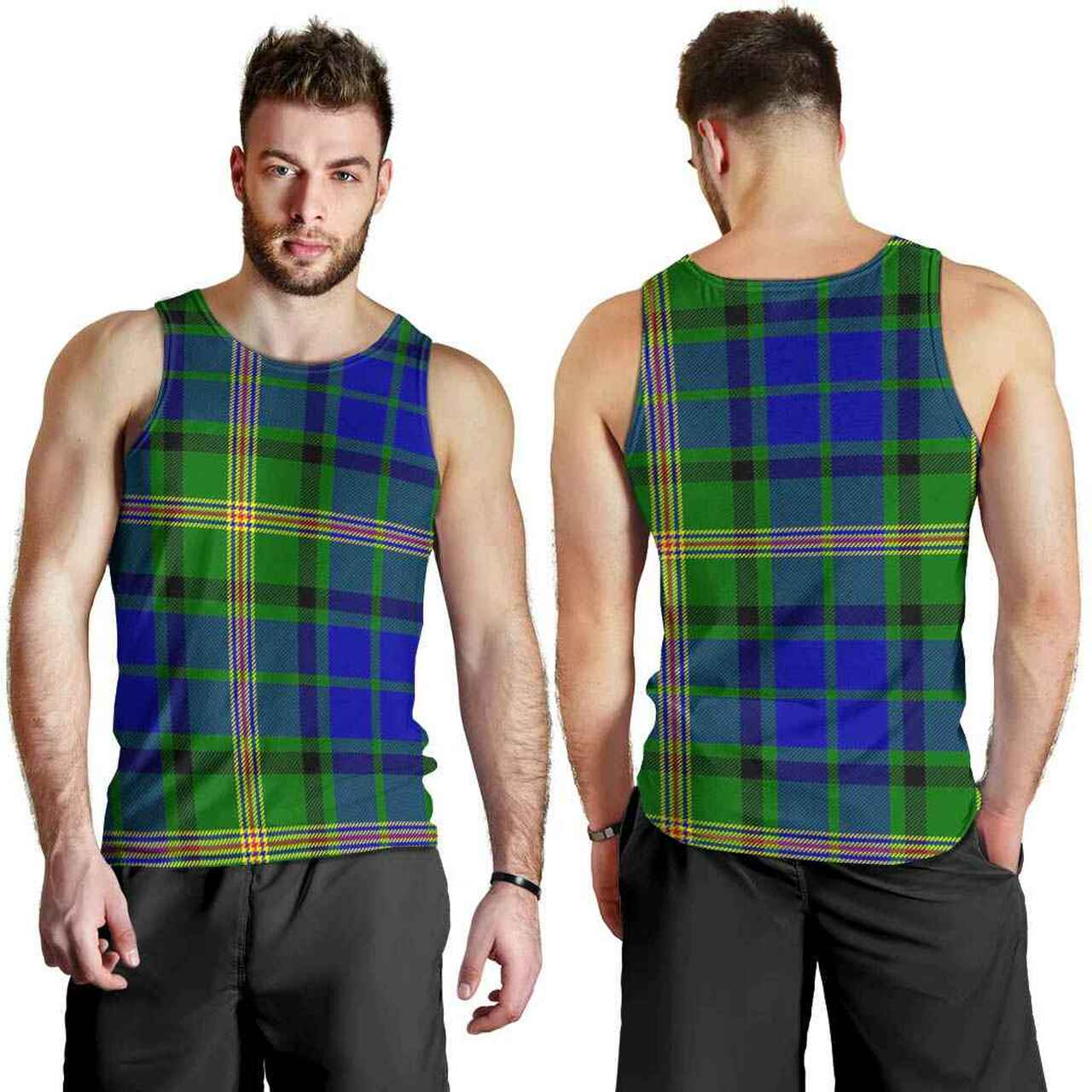 Maitland Tartan Plaid Men Tank Top