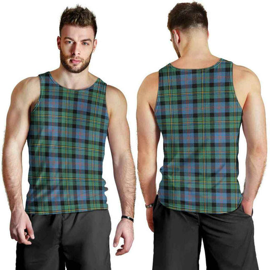 Malcolm Ancient Tartan Plaid Men Tank Top