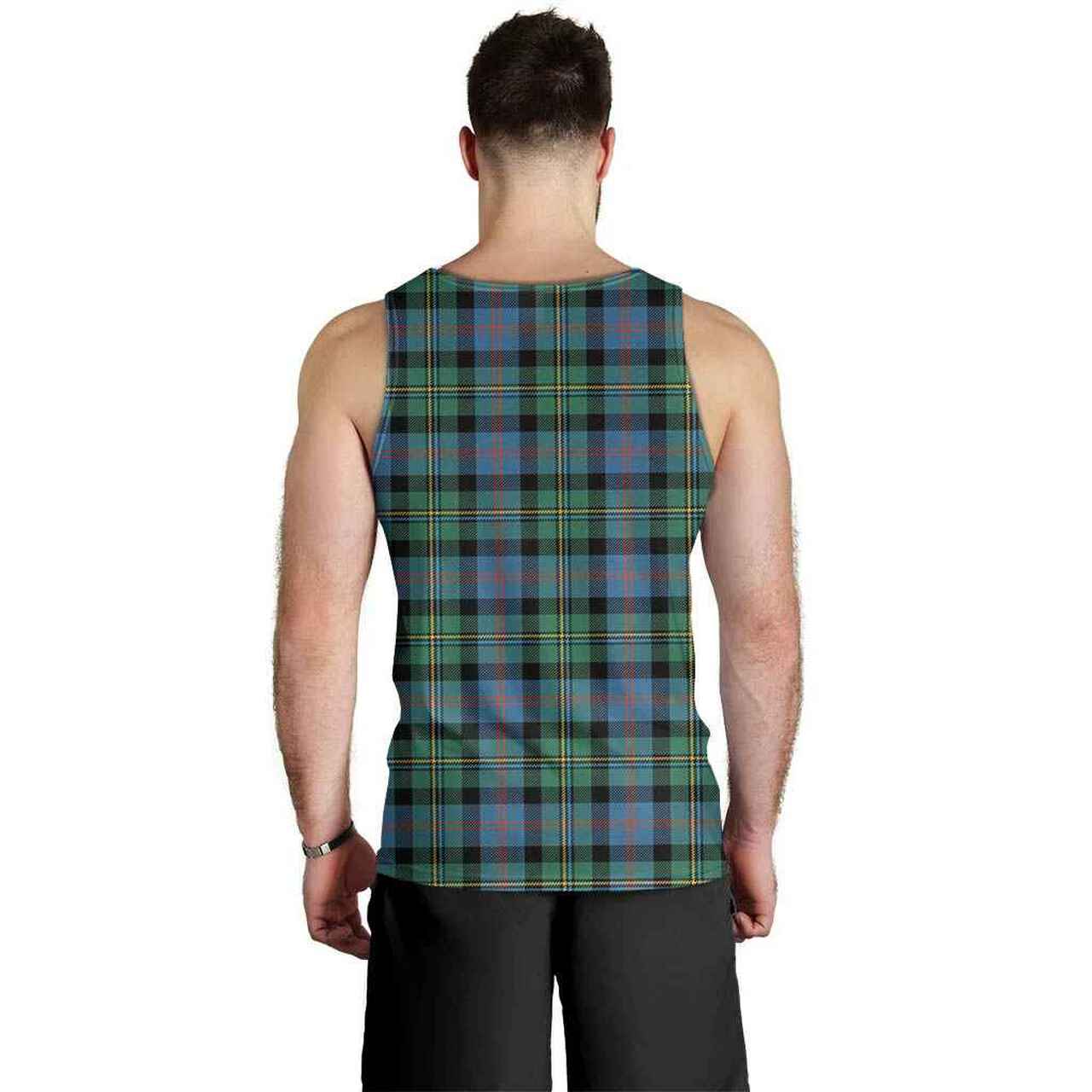 Malcolm Ancient Tartan Plaid Men Tank Top