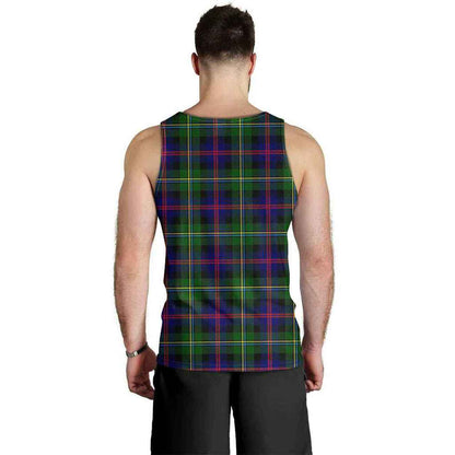 Malcolm Modern Tartan Plaid Men Tank Top