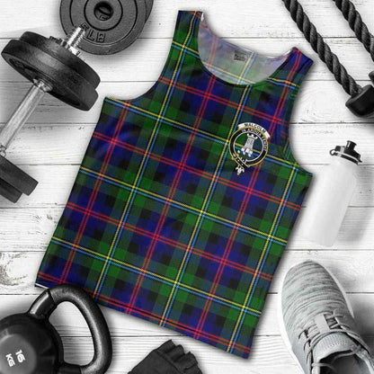 Malcolm (or MacCallum) Tartan Crest Men Tank Top