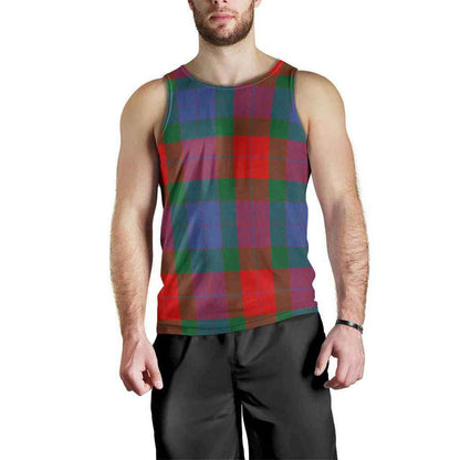 Mar Tartan Plaid Men Tank Top