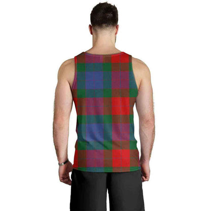 Mar Tartan Plaid Men Tank Top