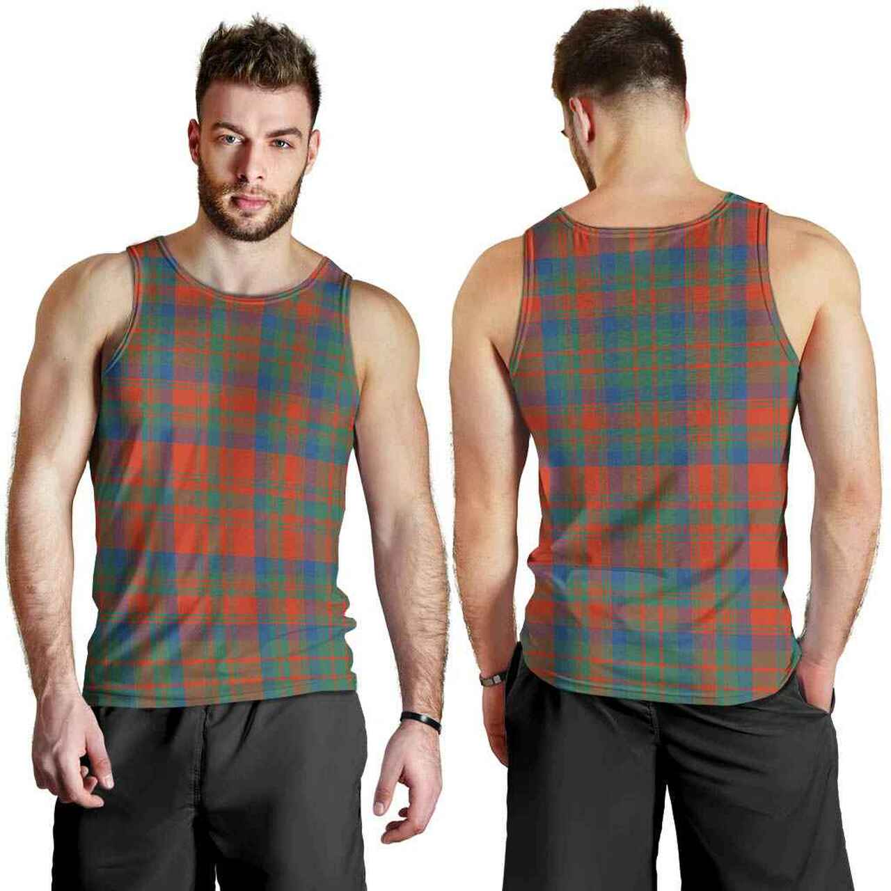 Matheson Ancient Tartan Plaid Men Tank Top