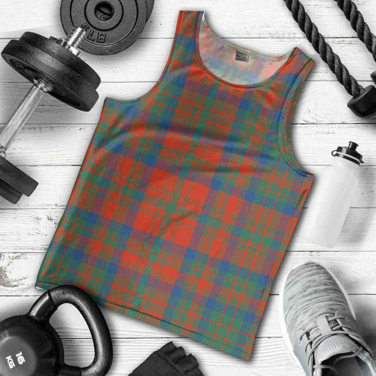 Matheson Ancient Tartan Plaid Men Tank Top