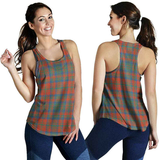 Matheson Ancient Tartan Plaid Women Racerback Tank