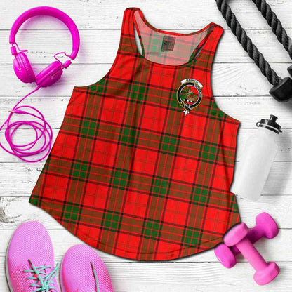 Maxwell Tartan Crest Women Racerback Tank