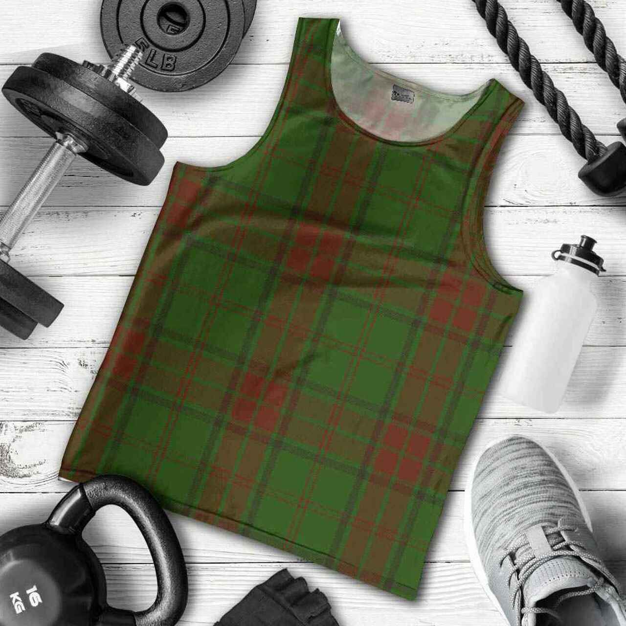 Maxwell Hunting Tartan Plaid Men Tank Top