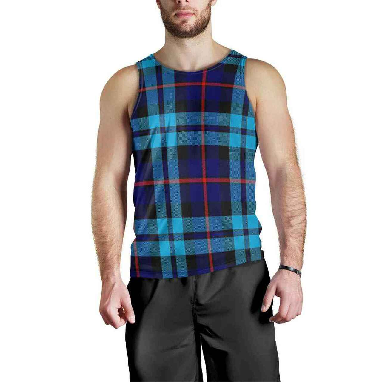 McCorquodale Tartan Plaid Men Tank Top