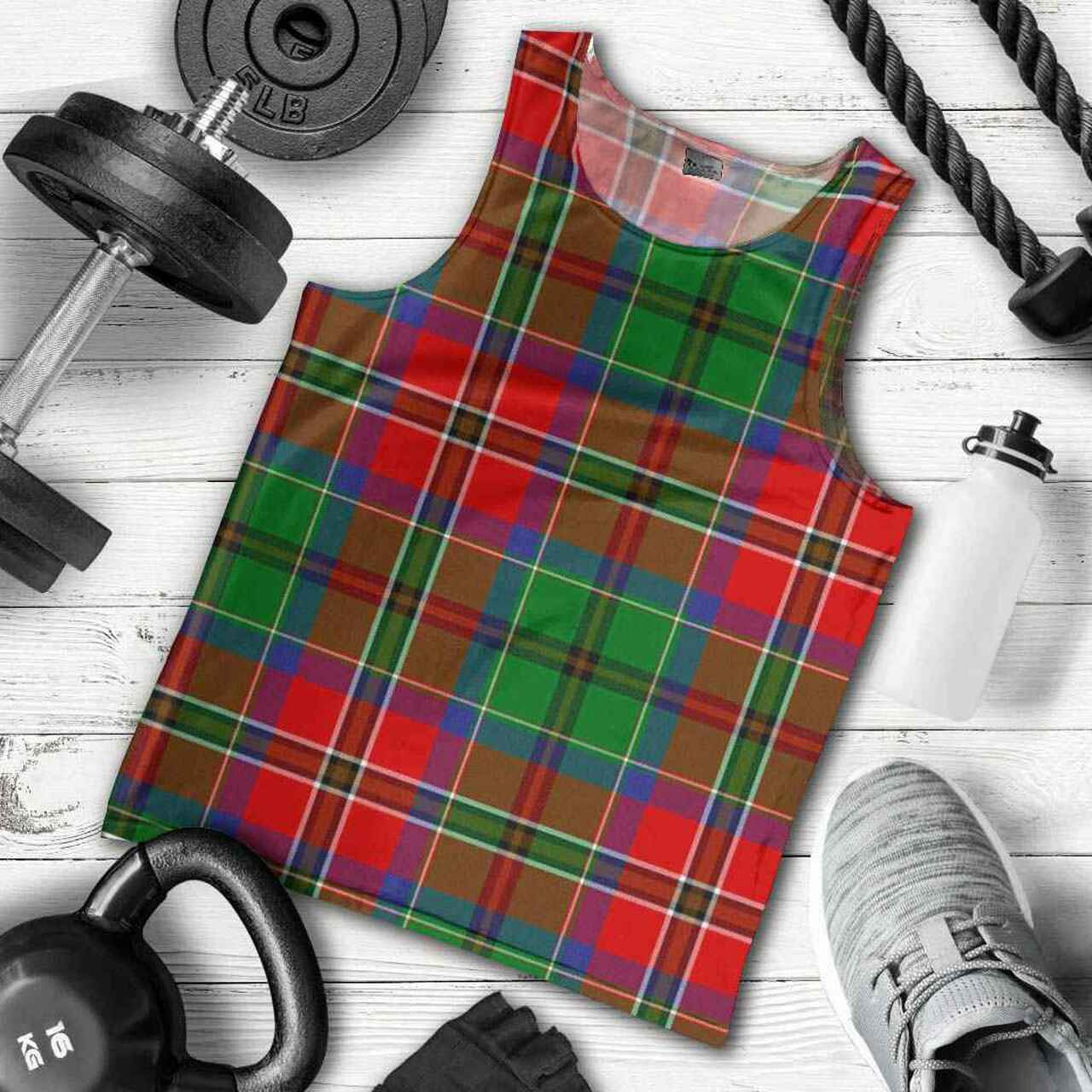 McCulloch Tartan Plaid Men Tank Top